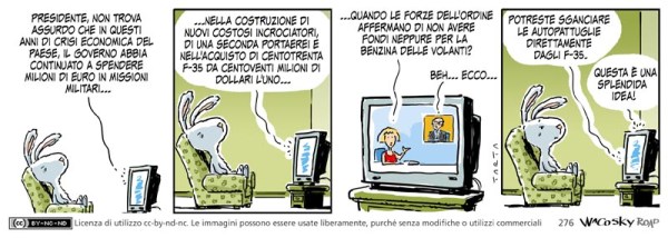 Striscia n. 276 – Lancio della sicurezza